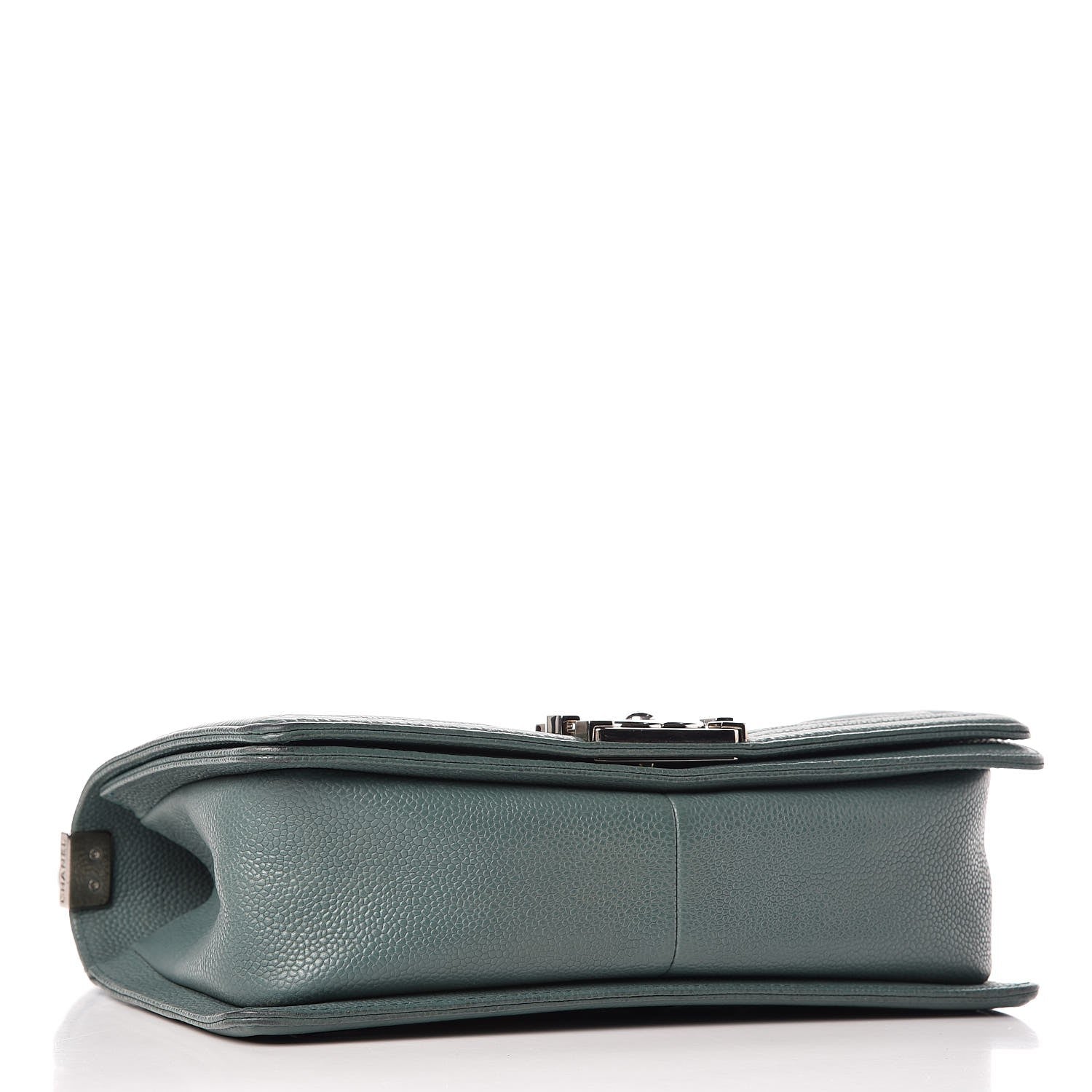 Chanel Caviar Quilted Medium Boy Flap Dark Green 4 of 13