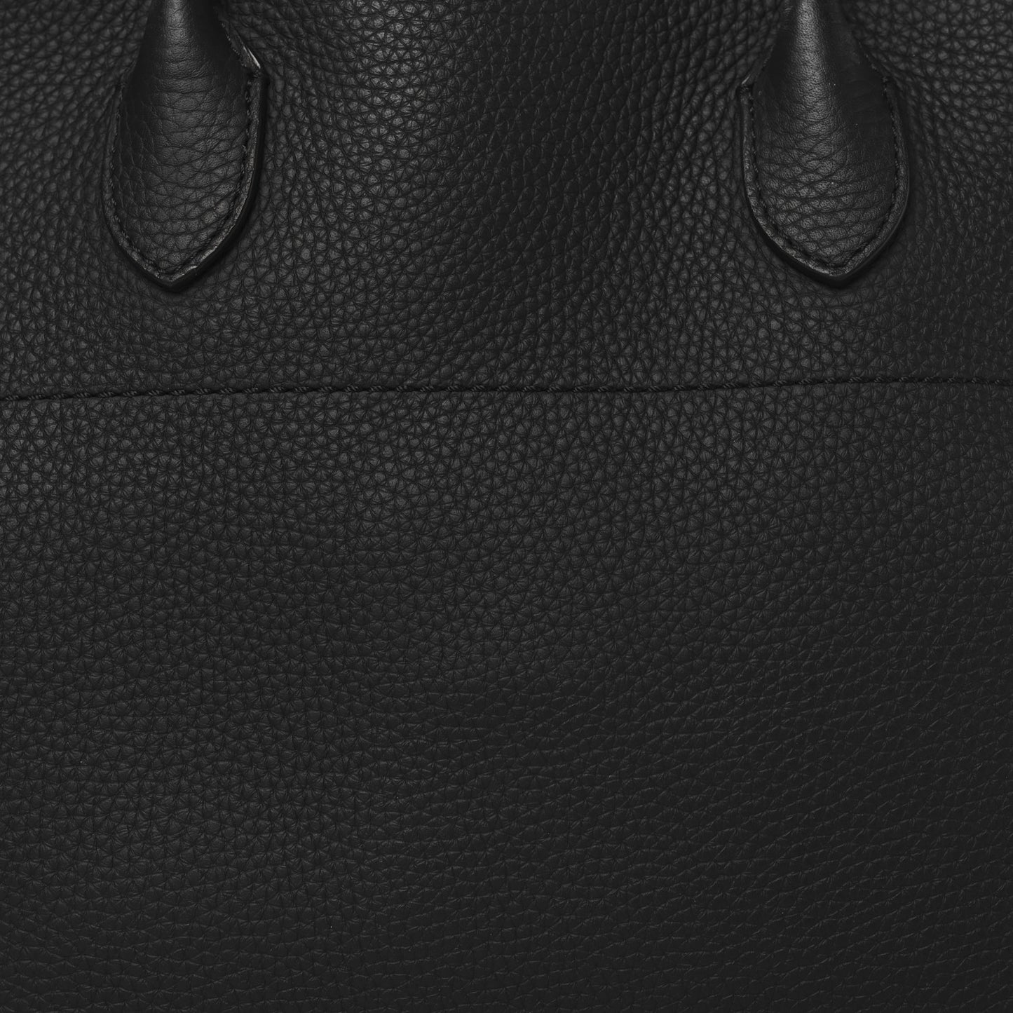 Matte Grained Calfskin Soft Margaux 15 Black