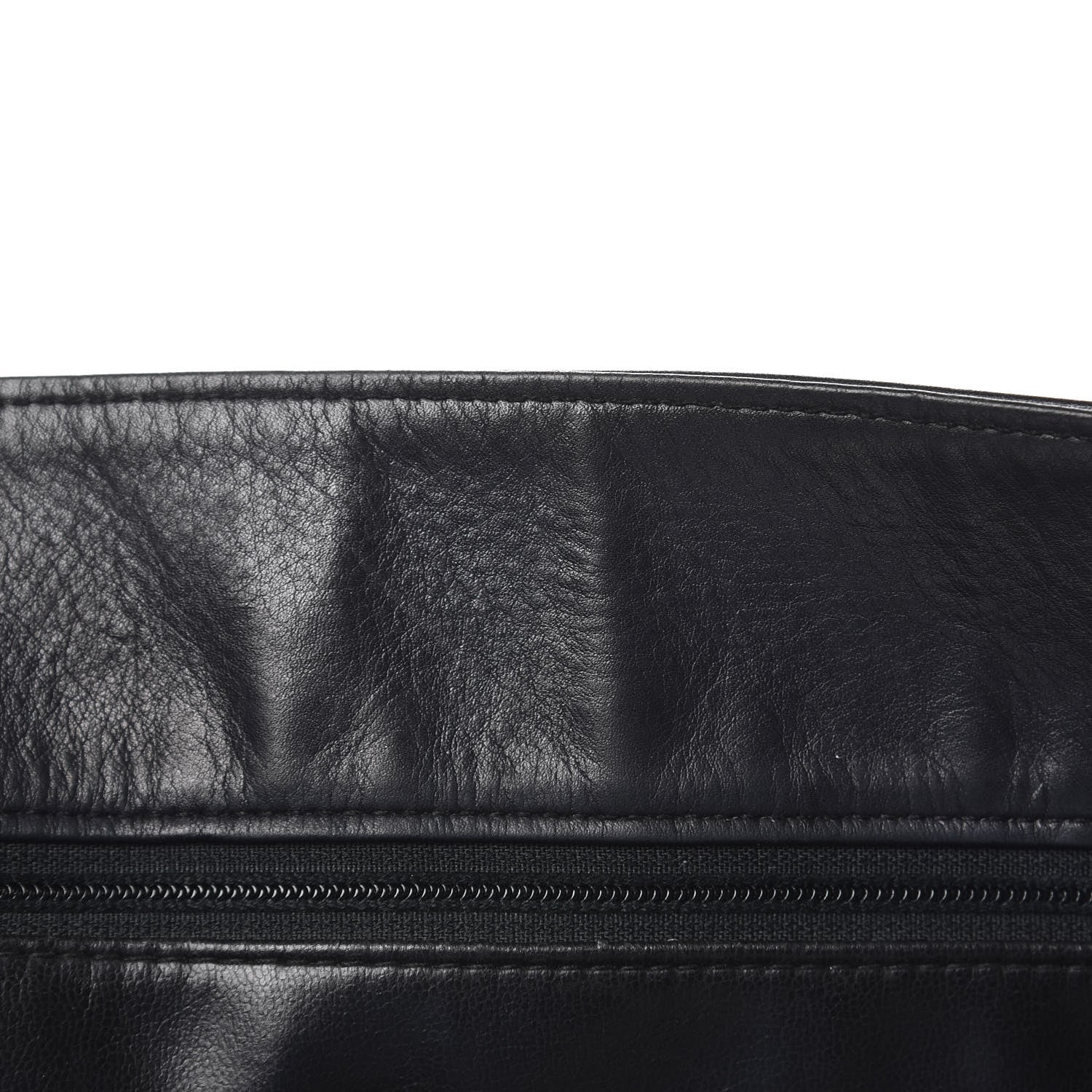 Chanel Lambskin Quilted Shopping Tote Black 11 of 17