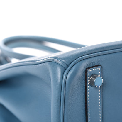Hermes Swift Birkin 30 Blue Jean 21 of 22