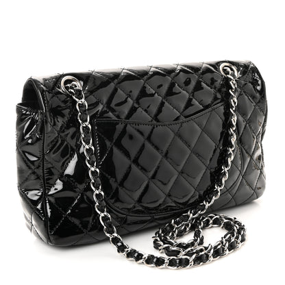 Chanel Patent Quilted Medium Single Flap Black 3 of 10