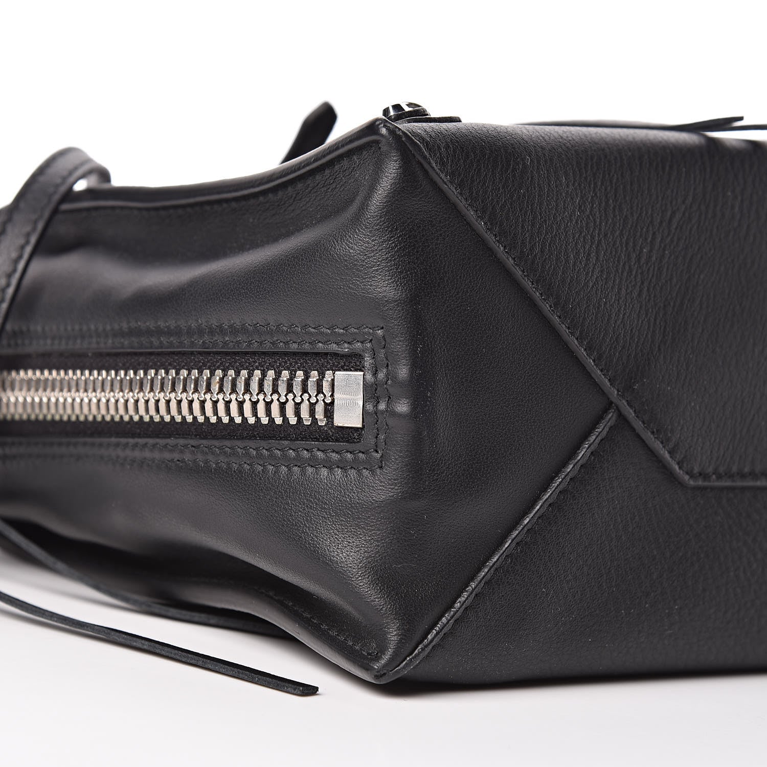 Balenciaga Veau Papier A6 Zip Around Tote Black 7 of 8