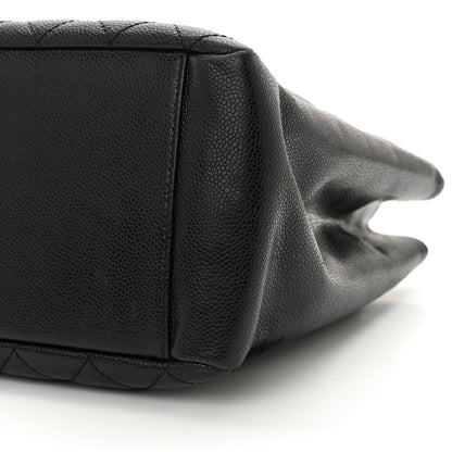 Chanel Caviar Quilted Grand Shopping Tote GST Black 10 of 12
