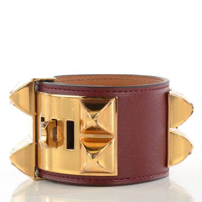 Hermes Chamonix Collier De Chien CDC Bracelet S Rouge H 3 of 6