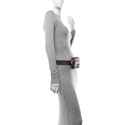 Gucci GG Supreme Monogram Ophidia Belted iPhone Case 95 38 Dark Brown 2 of 12