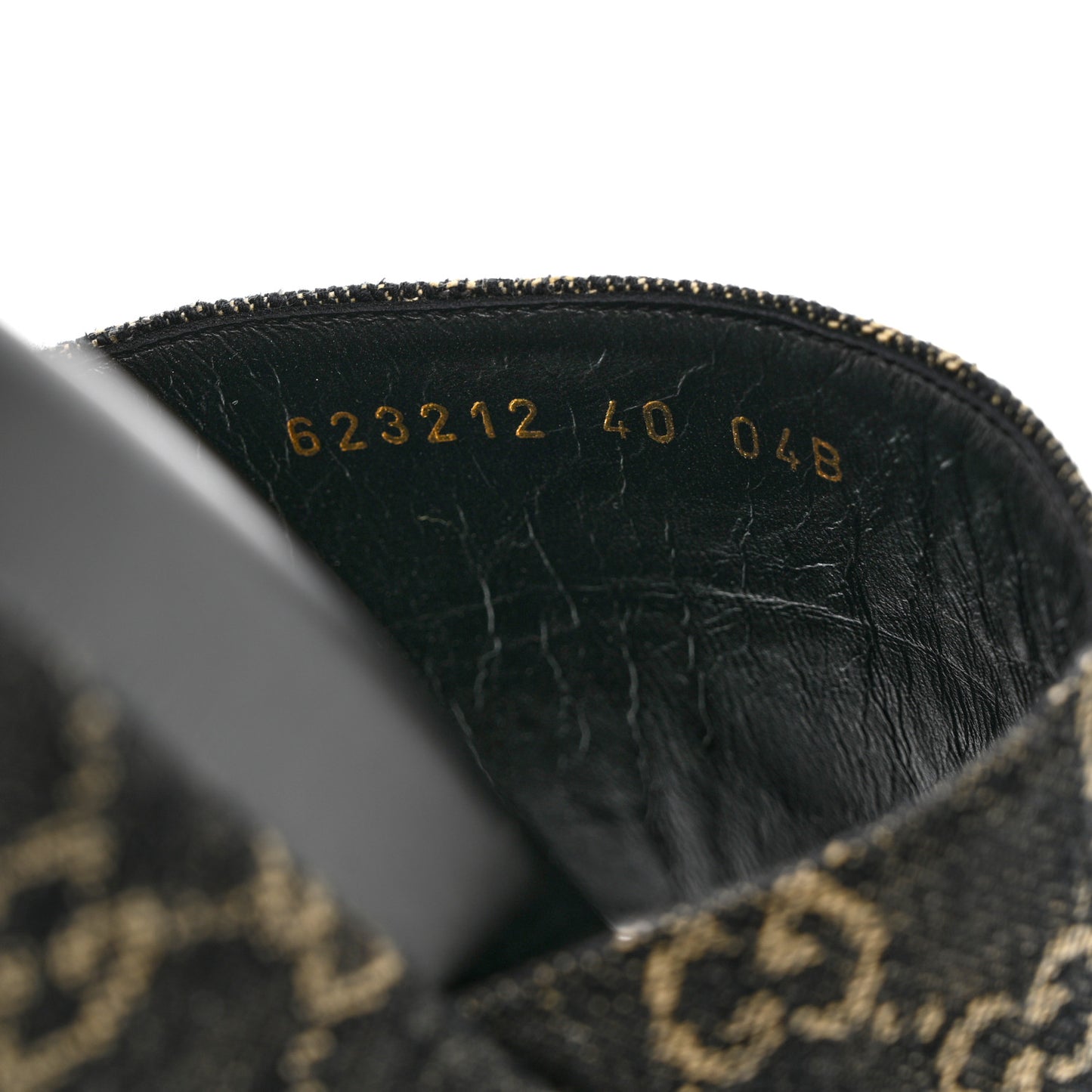 Jacquard Black Denim GG Monogram Angelina Platform 55mm Slide Sandals 40 Black Ivory