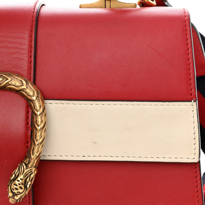 Gucci Calfskin Bamboo Web Medium Dionysus Top Handle Bag Red White Blue 12 of 19