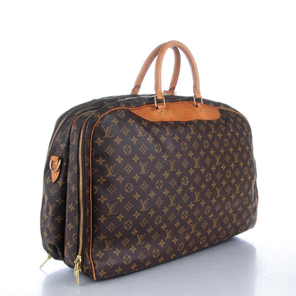 Louis Vuitton Monogram Alize 2 Compartment Luggage Travel Bag 3 of 11