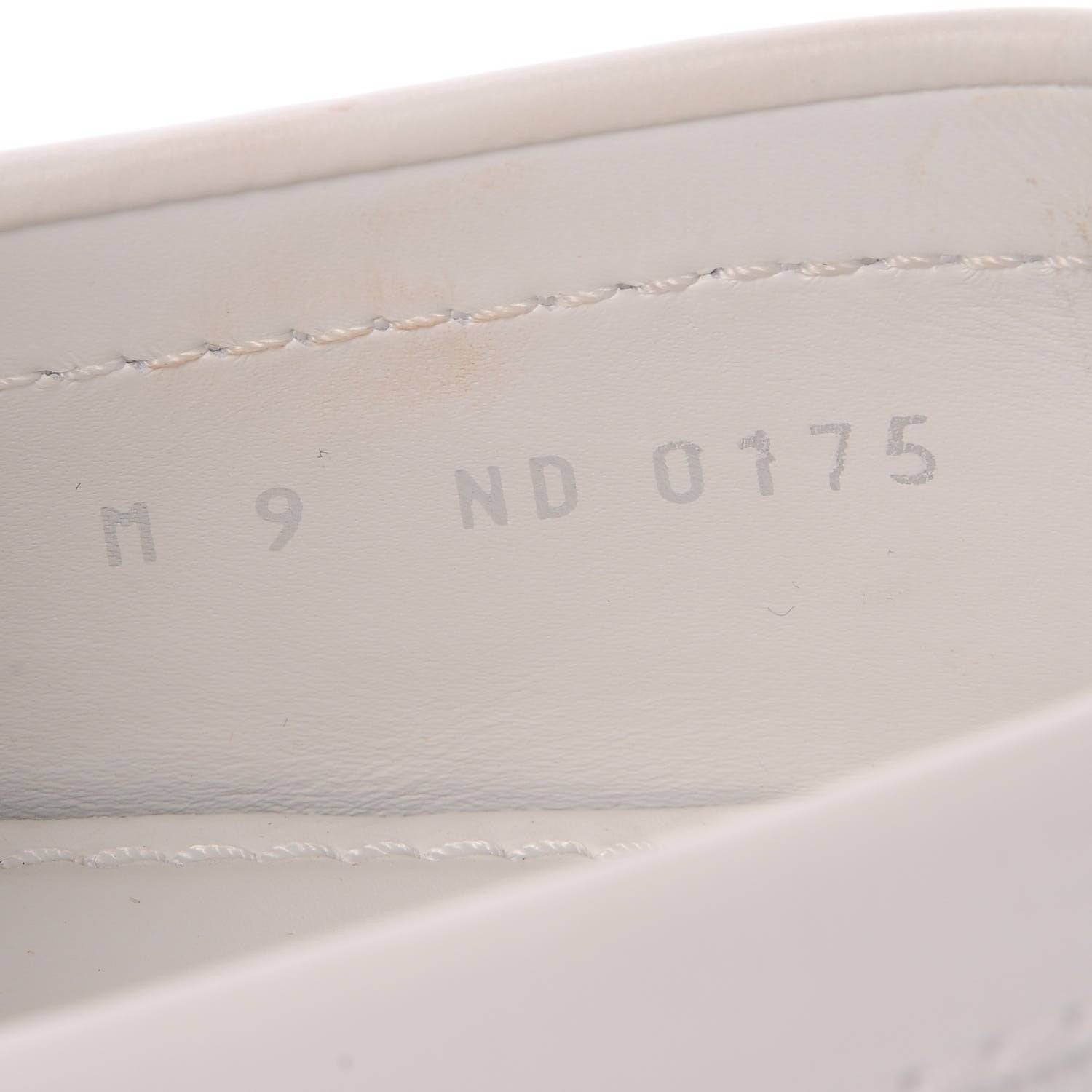 Louis Vuitton Mens Damier Infini Hockenheim Moccasin Loafers 9 White 7 of 10