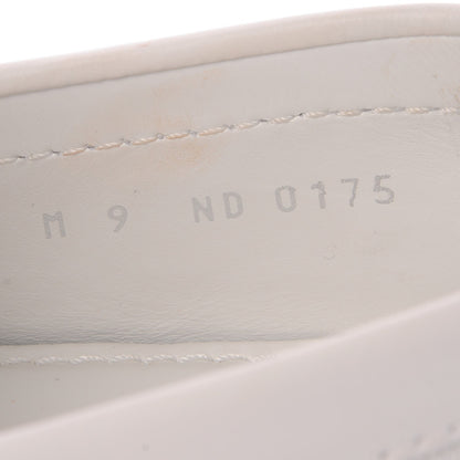 Louis Vuitton Mens Damier Infini Hockenheim Moccasin Loafers 9 White 7 of 10