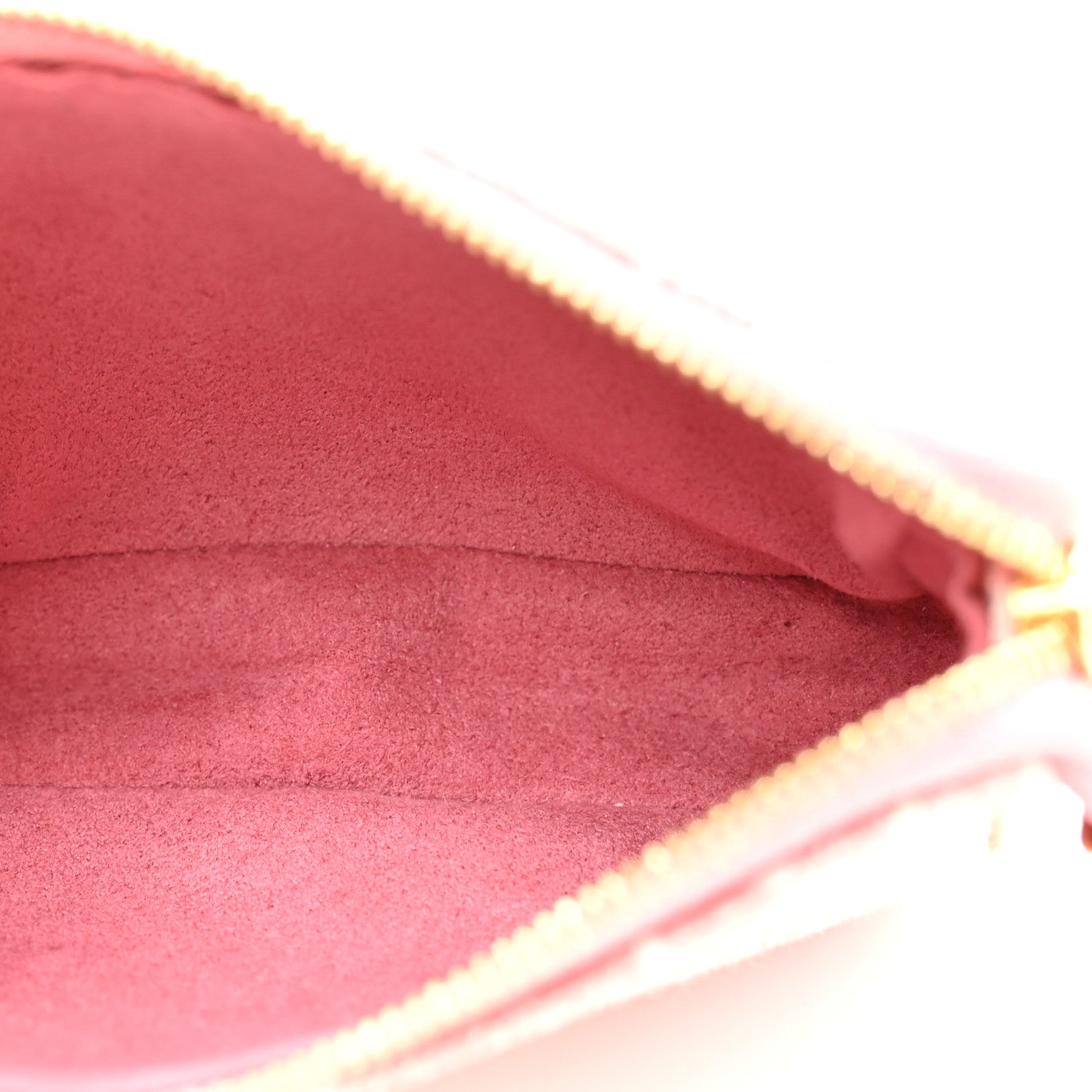 Louis Vuitton Denim Jacquard Monogram Micro Pochette Accessories Rose 5 of 10