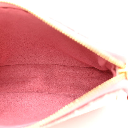 Louis Vuitton Denim Jacquard Monogram Micro Pochette Accessories Rose 5 of 10