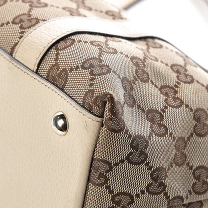 Gucci Monogram Medium Abbey Shoulder Bag Off White 17 of 21