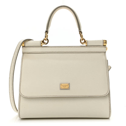 Dolce & Gabbana Dauphine Small Miss Sicily Satchel White 1 of 17