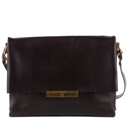 Celine Smooth Calfskin Blade Flap Burgundy 1 of 11