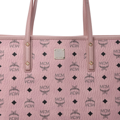 MCM Visetos Medium Anya Shopper Tote Soft Pink 8 of 10