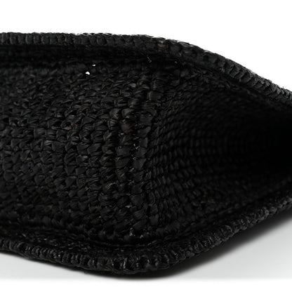 Jacquemus Raffia Le Petite Carre Spiaggia Square Tote Black 10 of 10