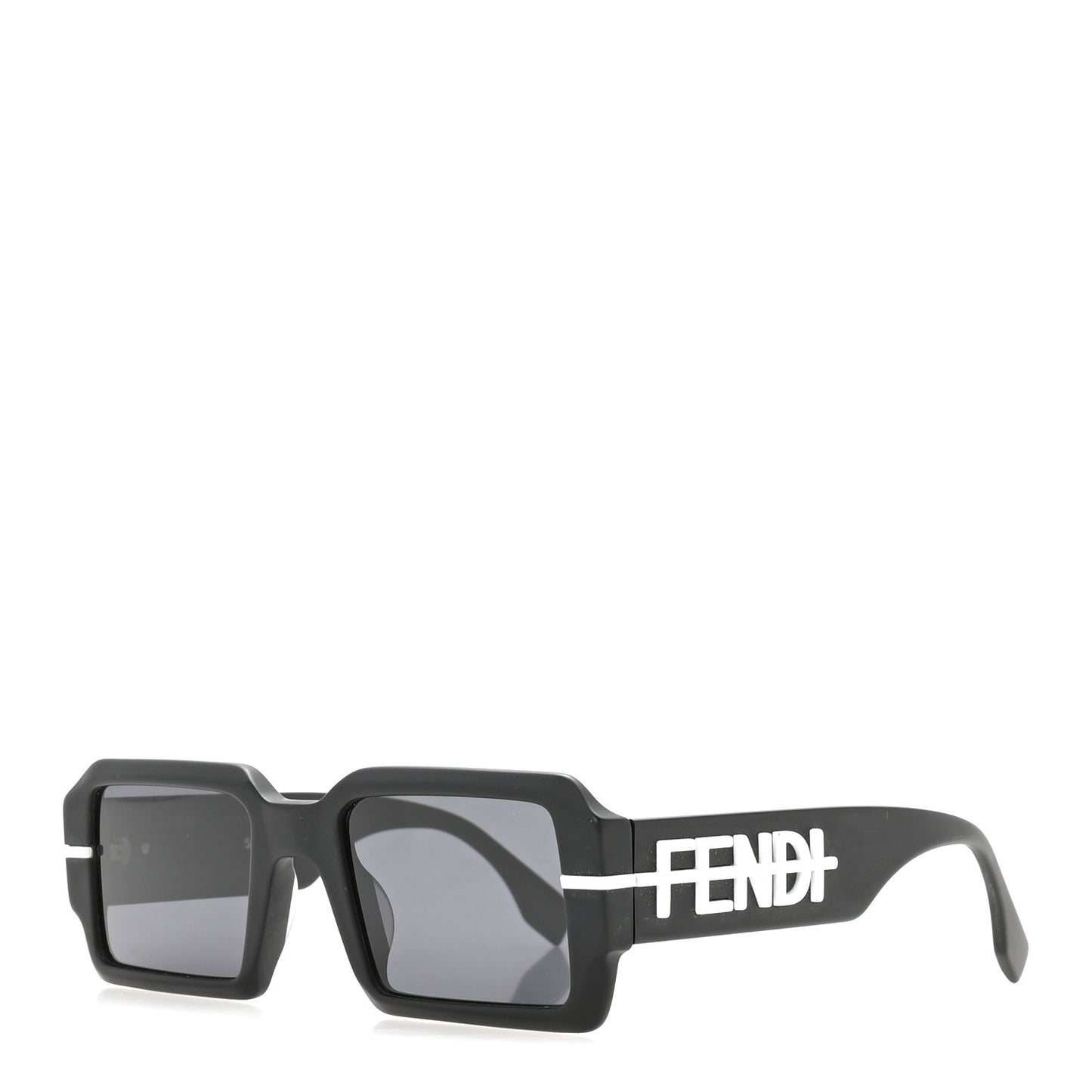Acetate FF Fendigraphy Square Sunglasses FE40073U Black