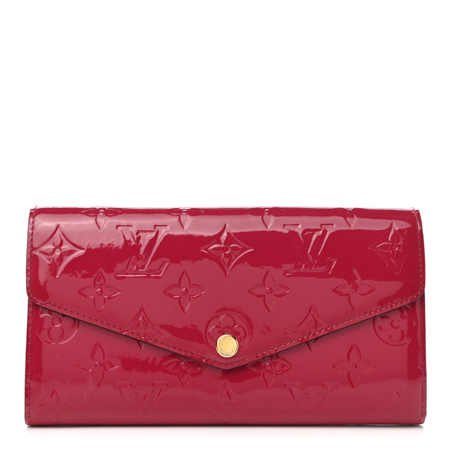 Louis Vuitton Vernis Sarah Wallet NM Rose Indien 1 of 7