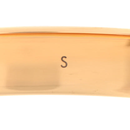 Louis Vuitton Brass Crystal Monogram Nanogram Strass Cuff S Gold 11 of 14