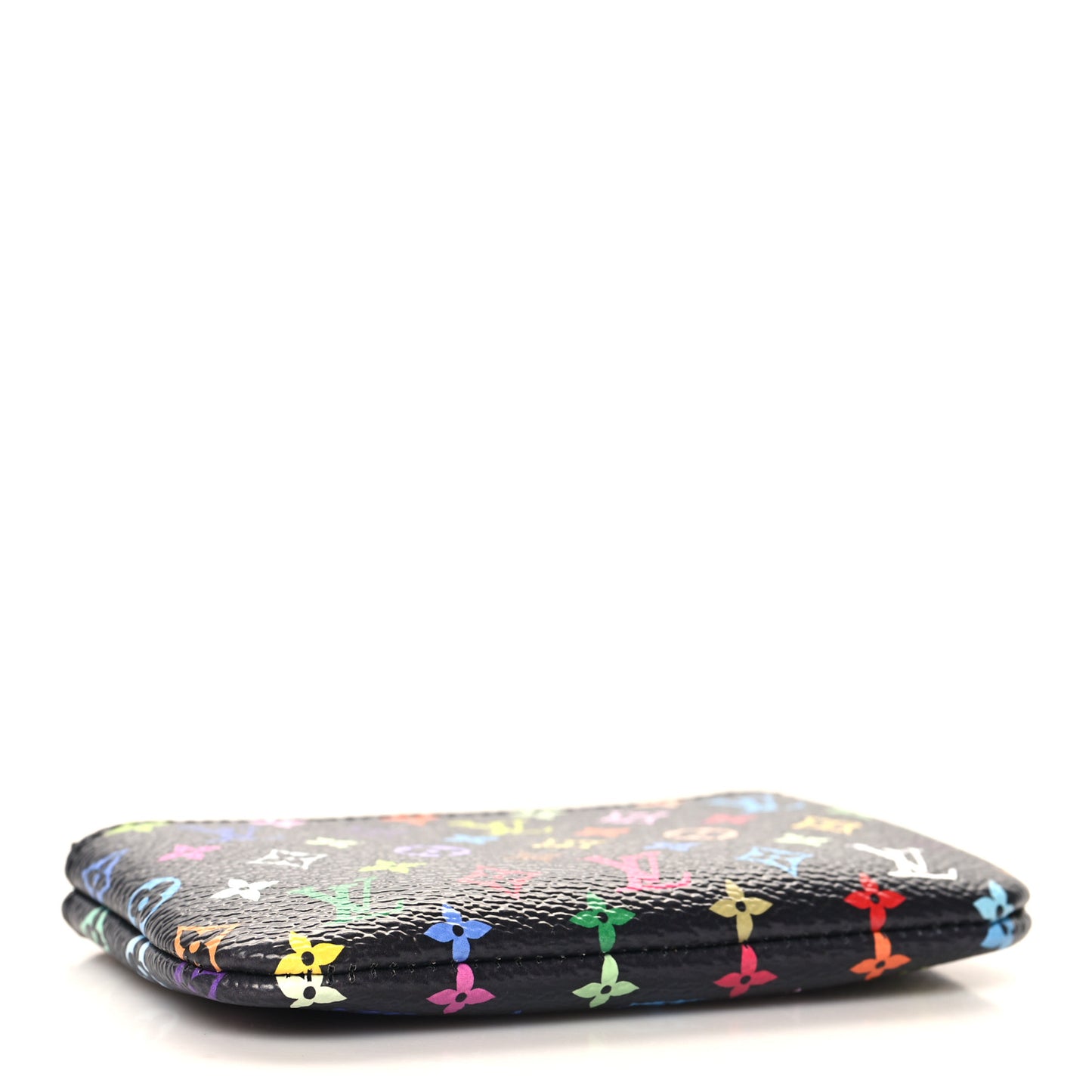 LV X TM Monogram Multicolor Key Pouch Black