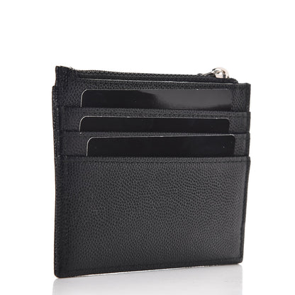 Chanel Caviar CC Zip Card Holder Black 3 of 8