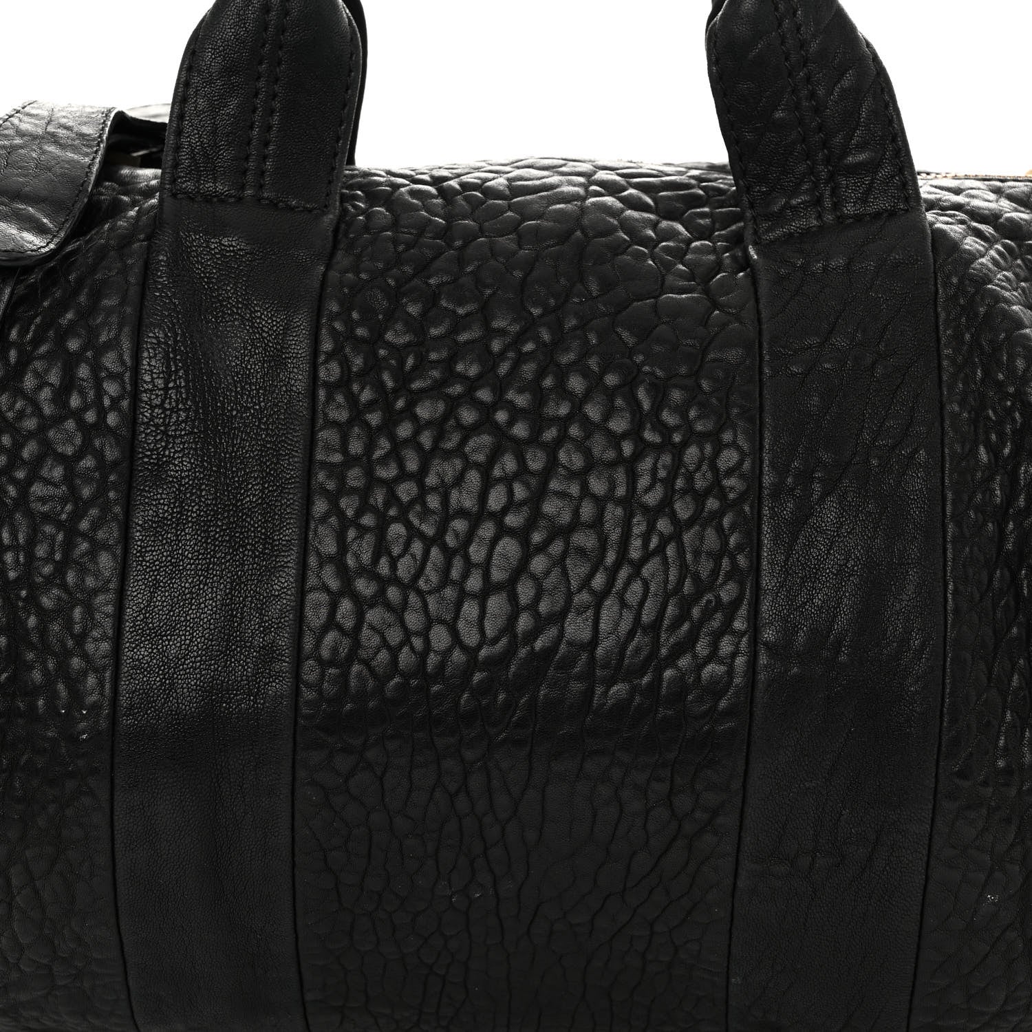 Alexander Wang Pebbled Lambskin Rockie Black Antique Brass Hardware 7 of 9