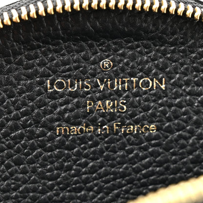 Louis Vuitton Empreinte Monogram Giant Round Coin Purse Black Beige 6 of 6