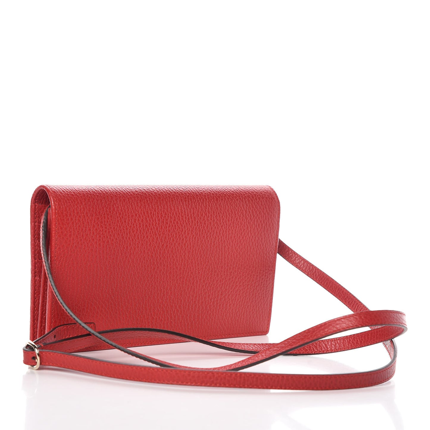 Dollar Calfskin Mini Swing Wallet Bag Oxidation