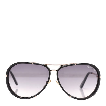 Tom Ford Cyrille Aviator Sunglasses TF109 Black 2 of 7