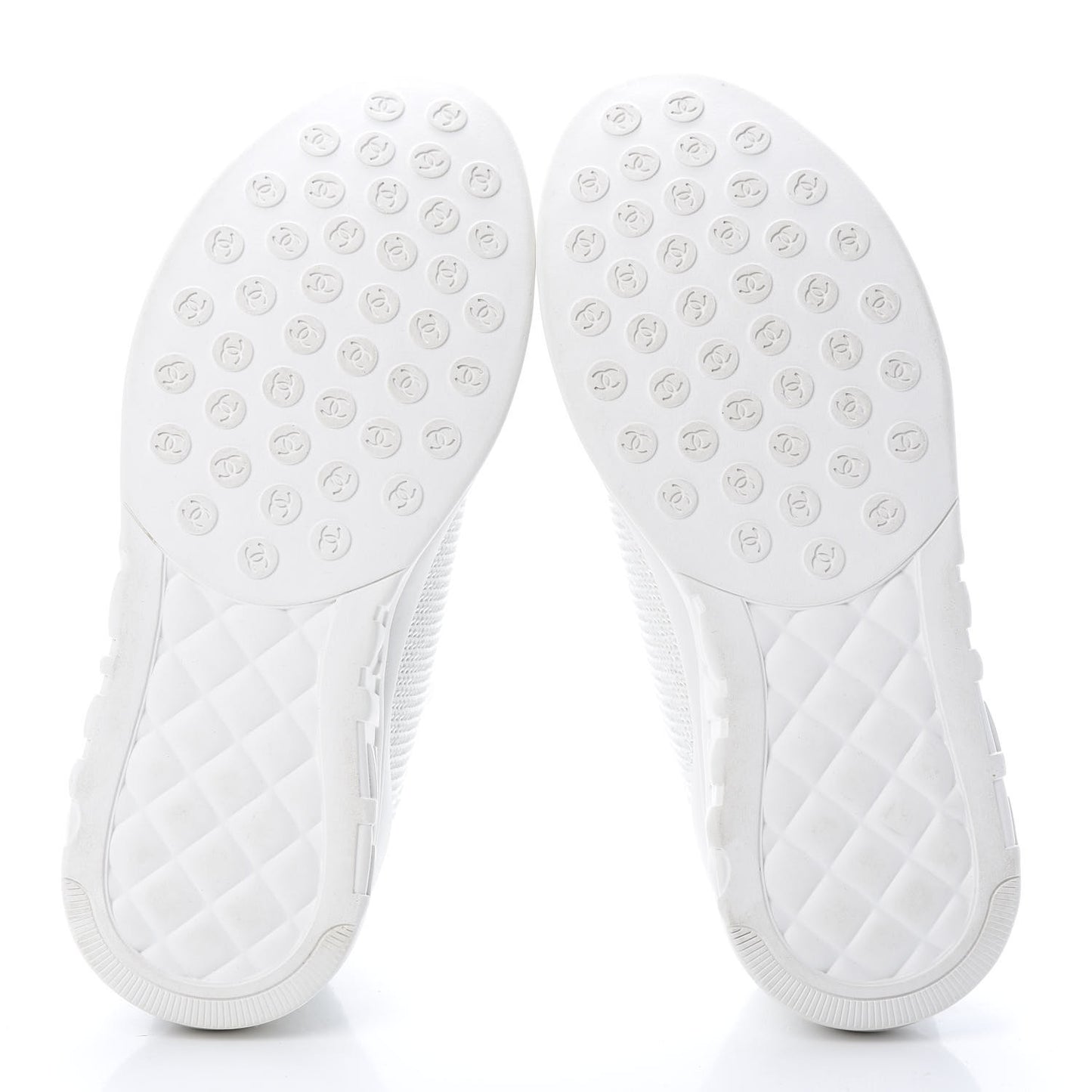 Sequin CC Sneakers 38.5 White