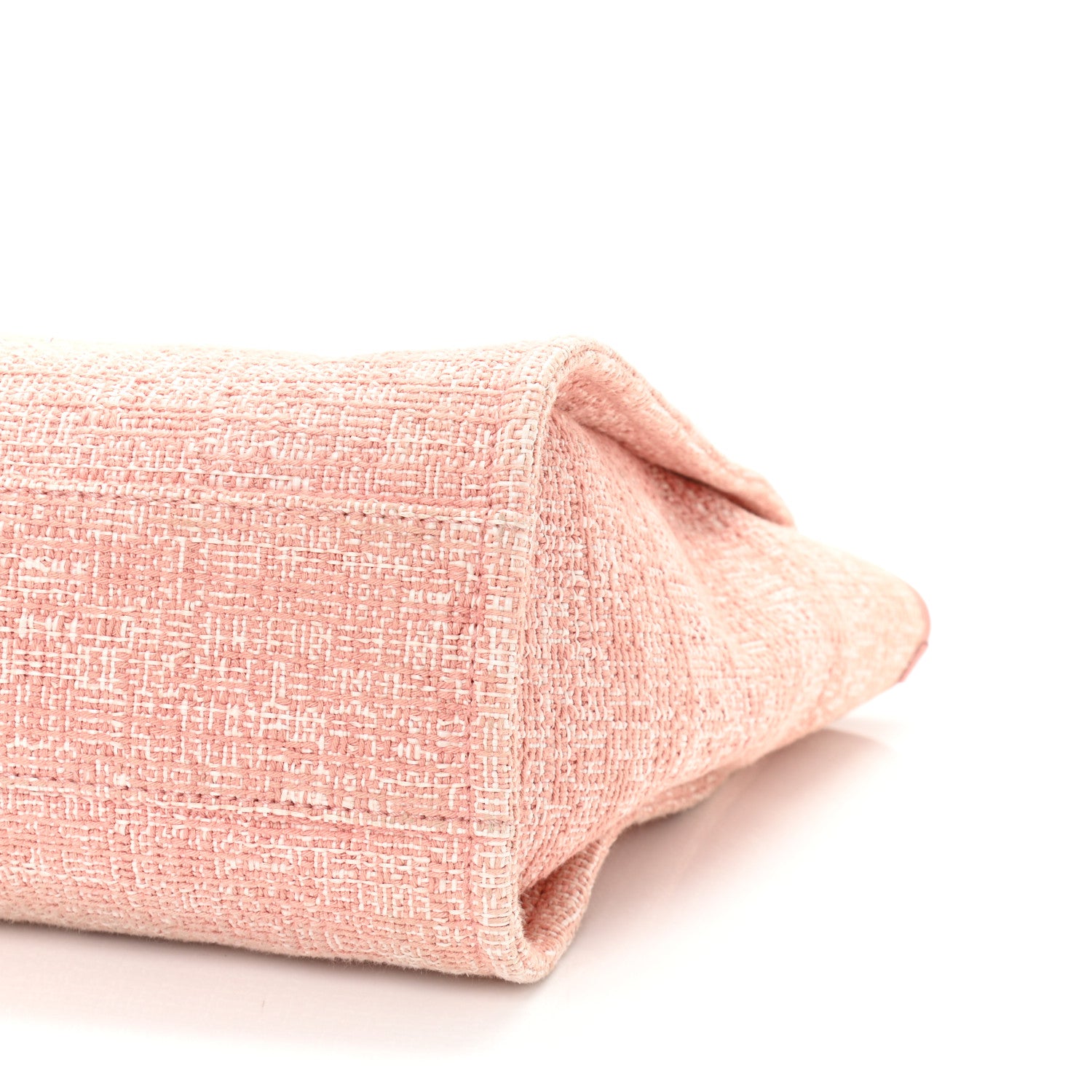 Chanel Lurex Boucle Small Deauville Tote Pink 9 of 9