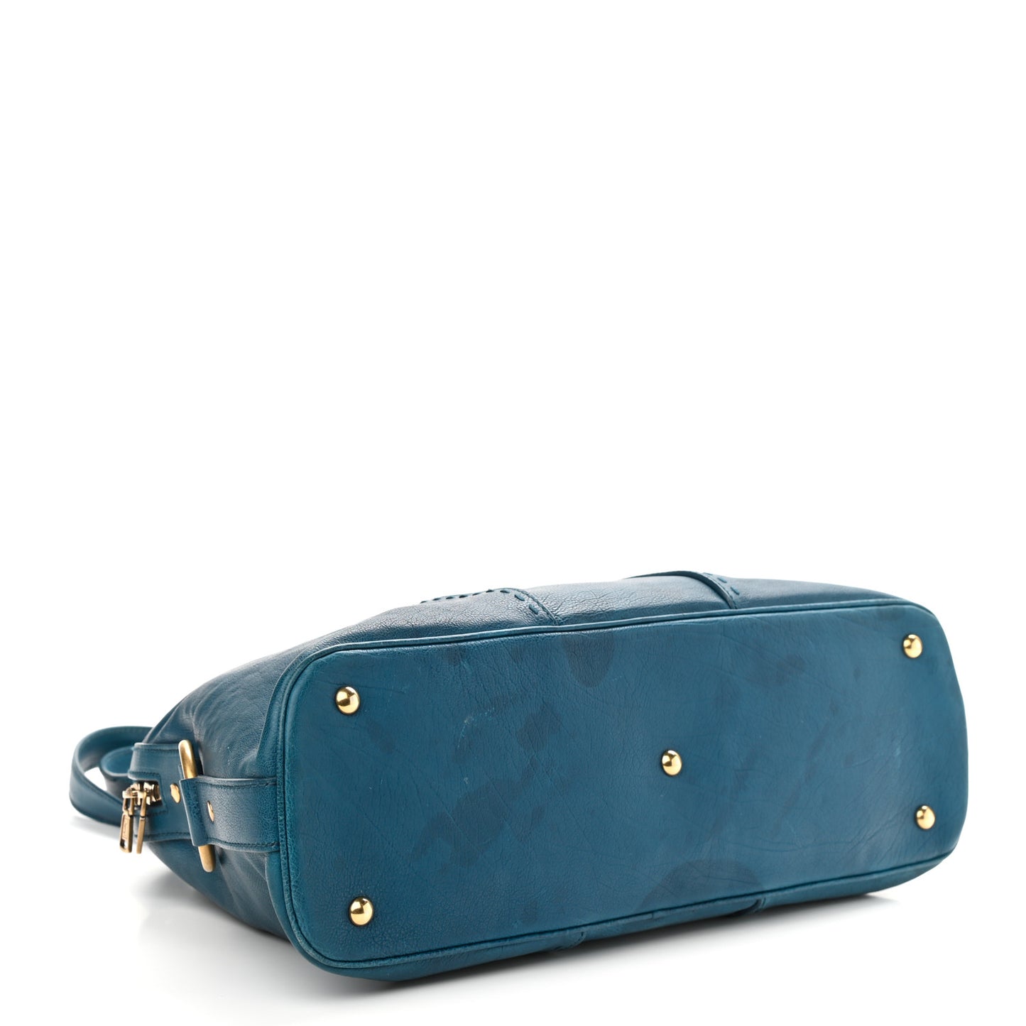 Calfskin Large Muse Turquoise