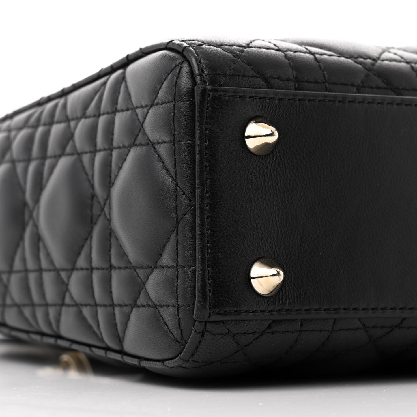 Lambskin Cannage Small My ABCDior Lady Dior Black