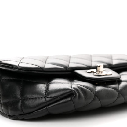 Chanel Calfskin Quilted CC Uniform Flap Belt Bag Black 9 of 12