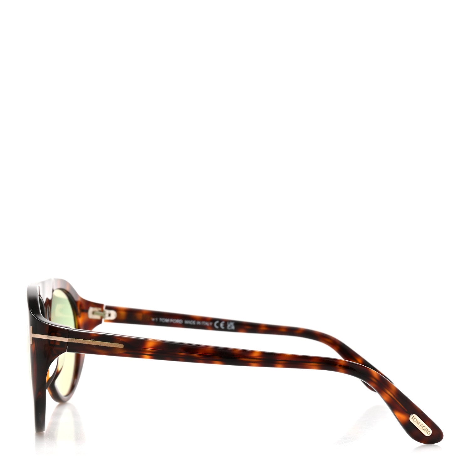Tom Ford Rex-02 Aviator Sunglasses TF1001 Tortoise 4 of 8