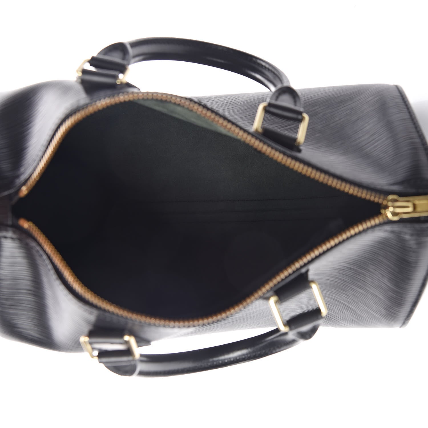 Louis Vuitton Epi Speedy 25 Black 7 of 10