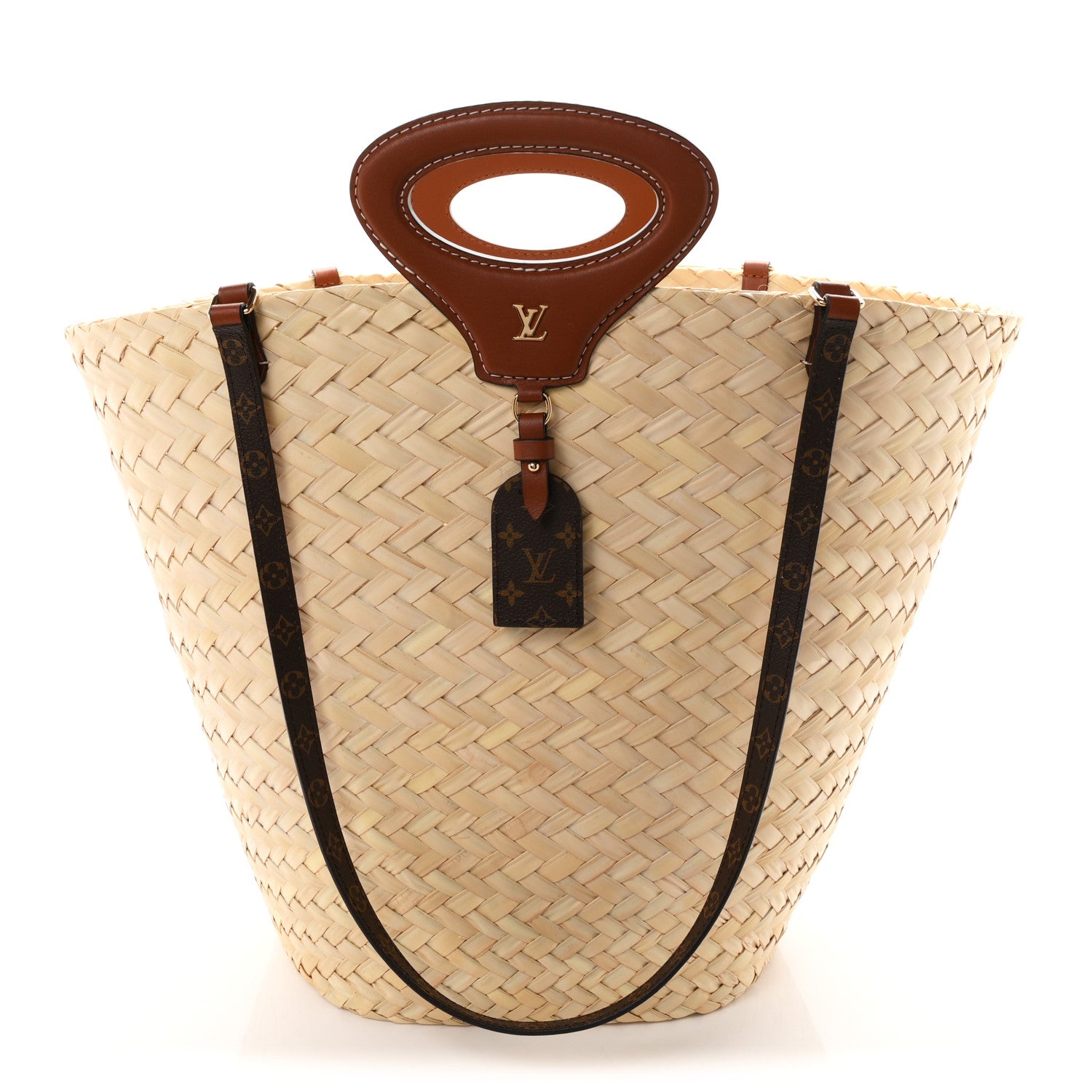 Louis Vuitton Palm Leaves Rivage GM Brown 1 of 10