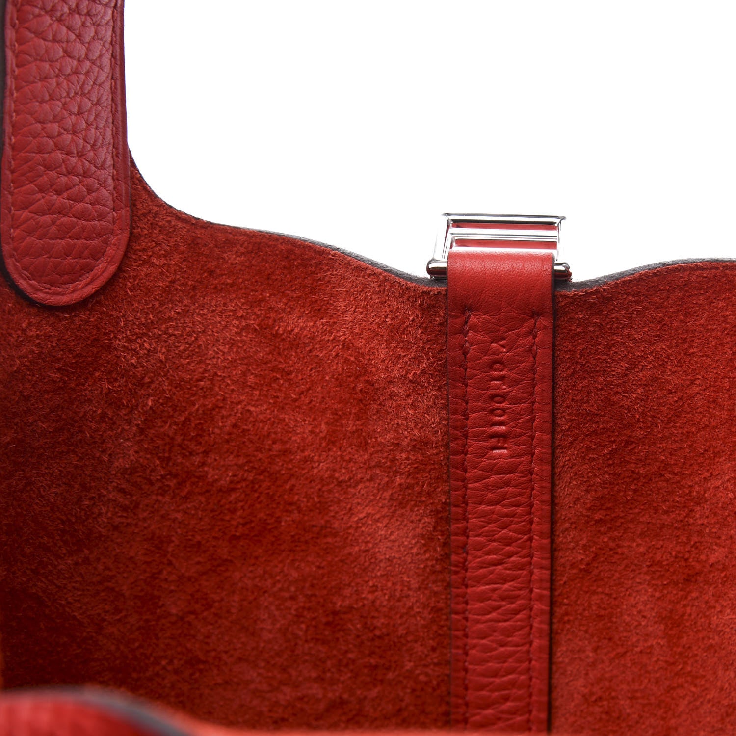 Hermes Taurillon Clemence Picotin Lock 18 PM Rouge De Coeur 6 of 10