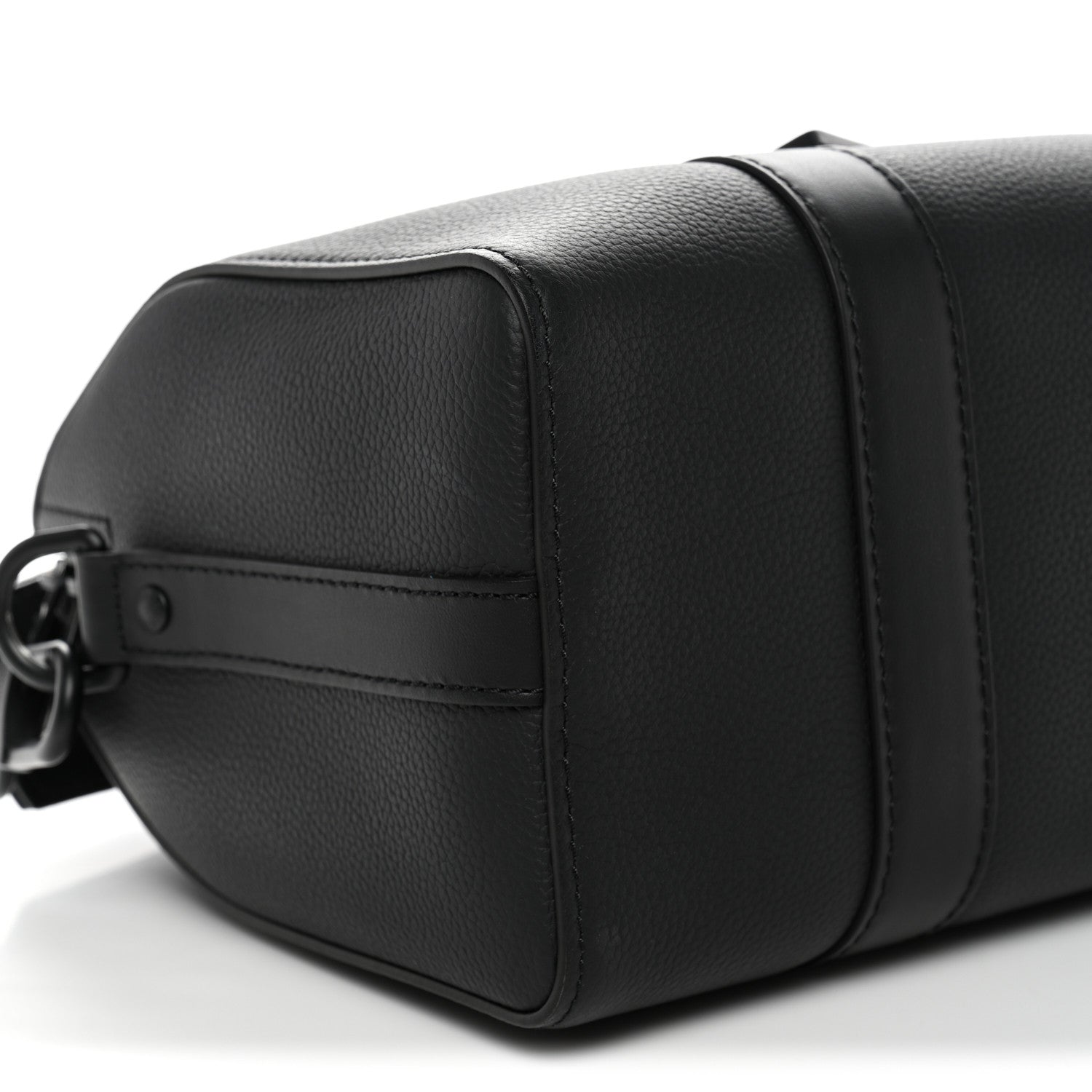 Louis Vuitton Grained Calfskin Aerogram City Keepall Black 8 of 10