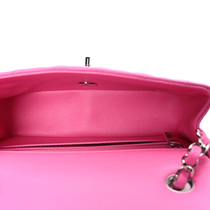 Chanel Lambskin Quilted Mini Rectangular Flap Pink 5 of 10