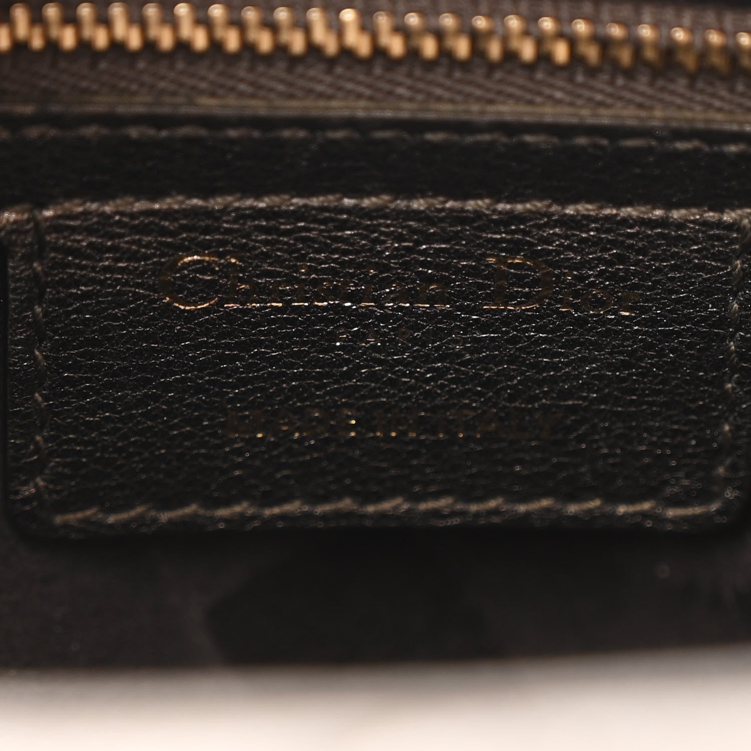 Christian Dior Metallic Lambskin Cannage Medium Lady Dior Bronze 6 of 10
