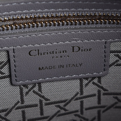 Christian Dior Lambskin Cannage Medium Lady Dior Grey 7 of 9