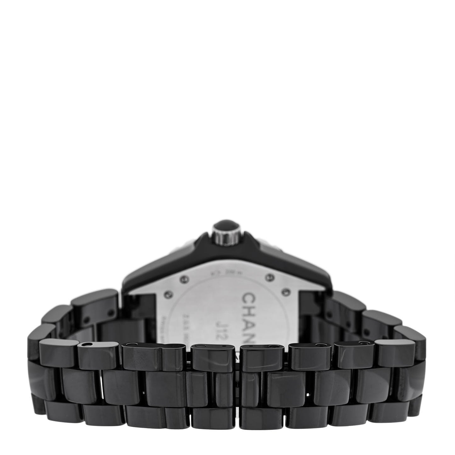 Stainless Steel Ceramic Diamond 38mm J12 Automatic Watch Black