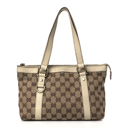 Gucci Monogram Small Abbey Tote Off White 2 of 41