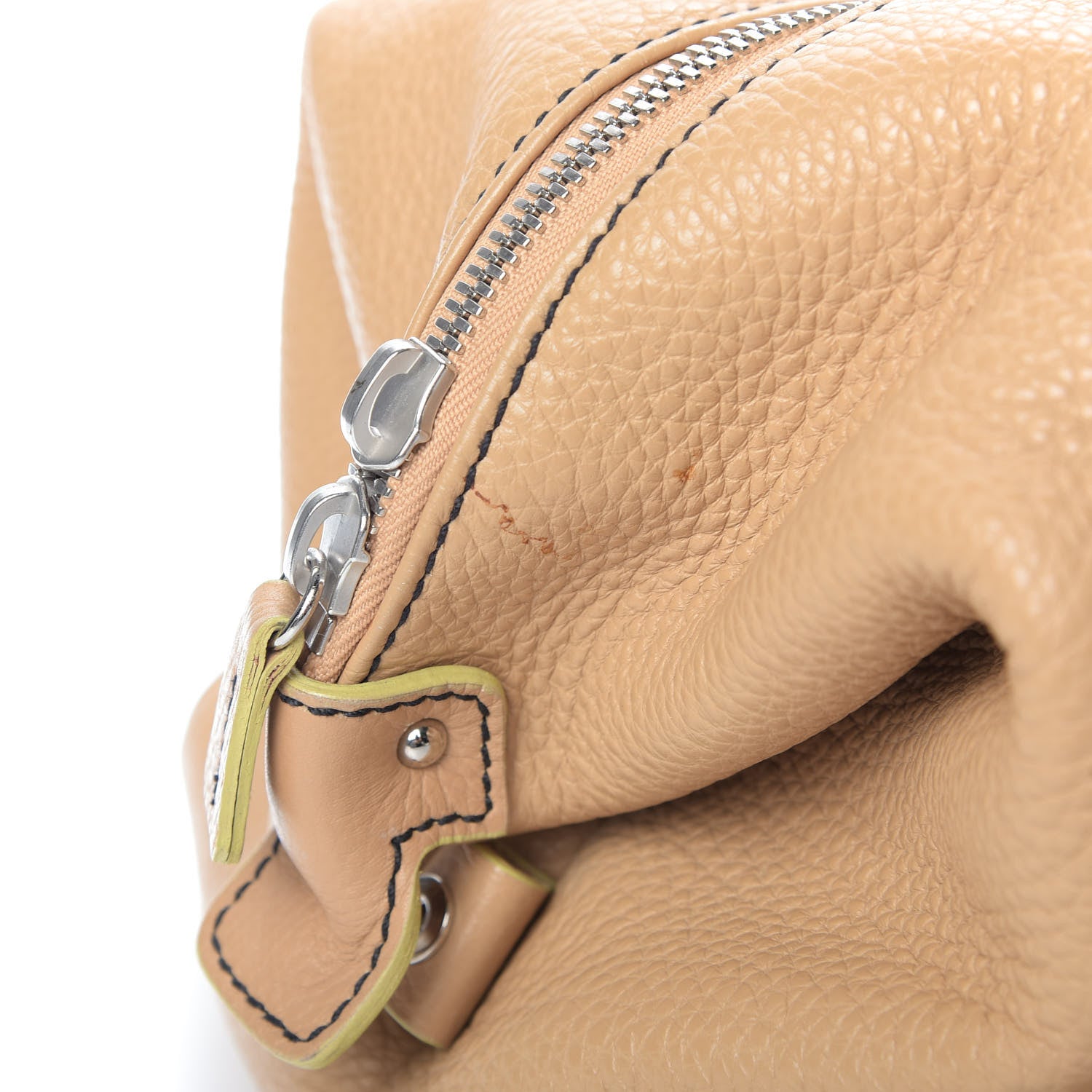 Chanel Calfskin Tassel Bowler Beige 14 of 15