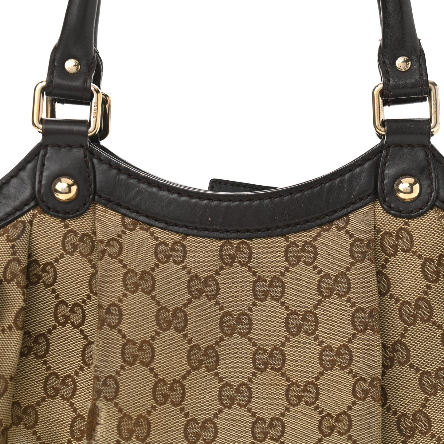 Monogram Medium Sukey Tote Dark Brown