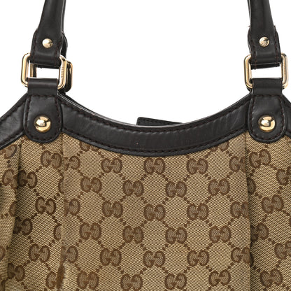 Gucci Monogram Medium Sukey Tote Dark Brown 8 of 15