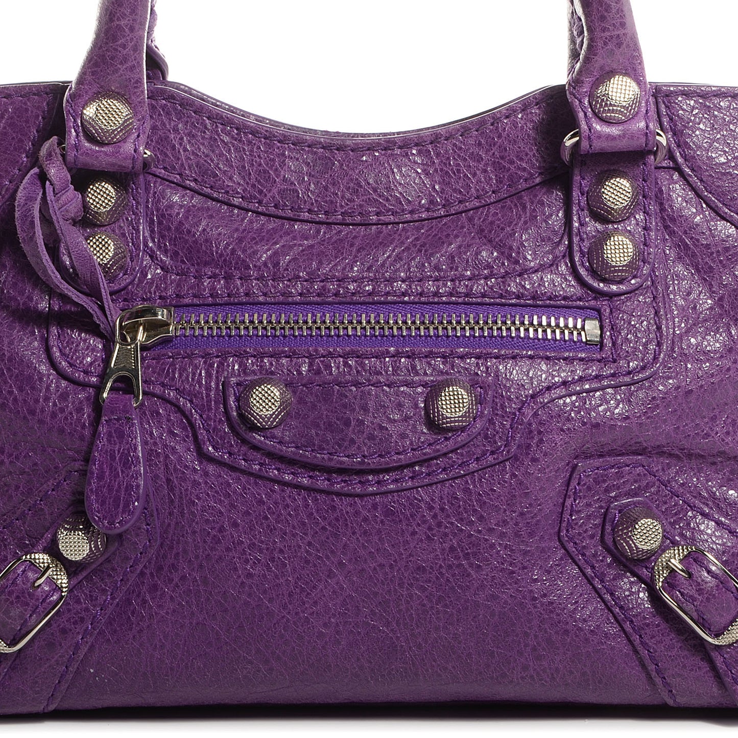 Agneau Giant 12 Silver Hardware Mini City Ultraviolet
