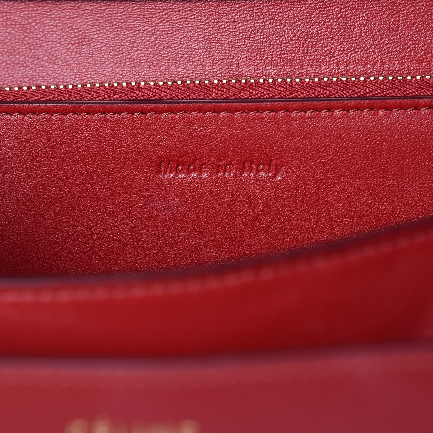 Box Calfskin Medium Classic Box Flap Bag Red